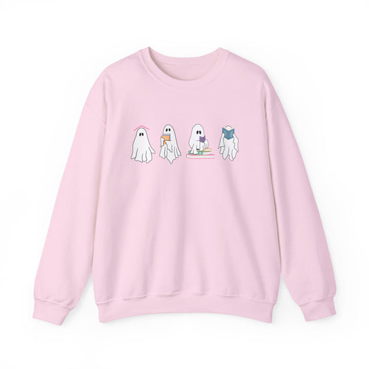 Ghosties Reading Crewneck Sweatshirt