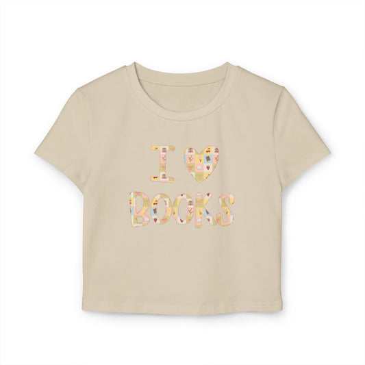 I Love Books Baby Tee