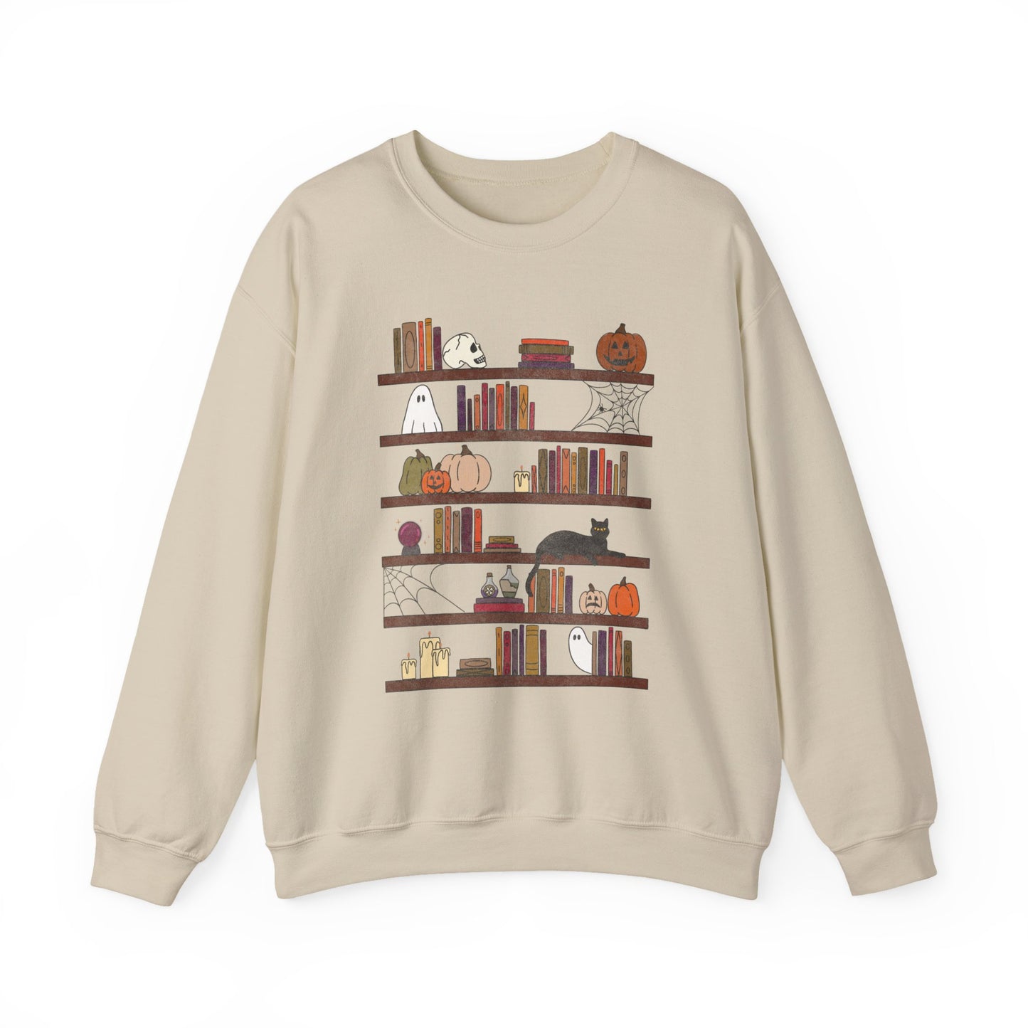 Haunted Bookshelf Crewneck Sweatshirt
