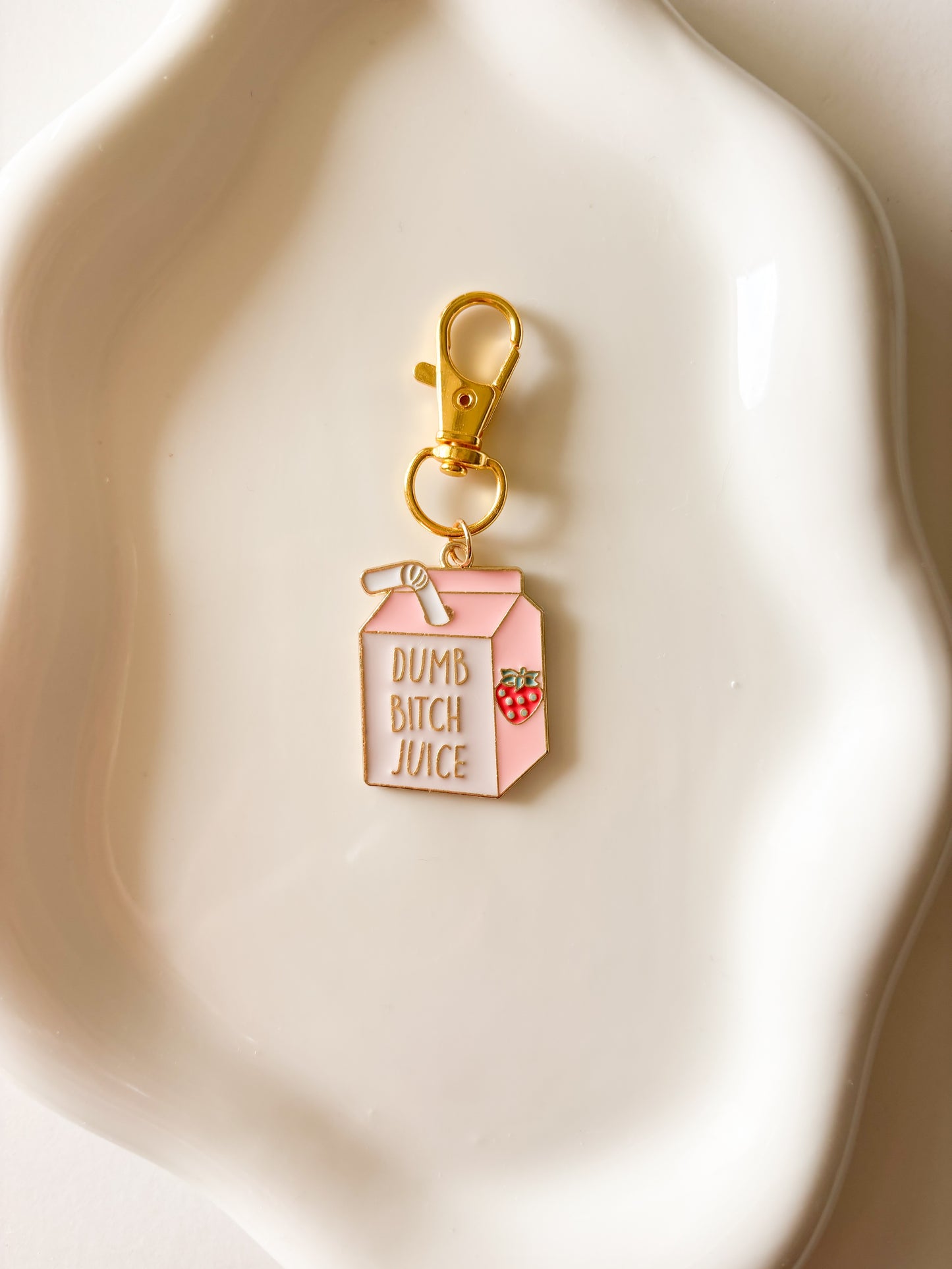 Dumb Bitch Juice Keychain