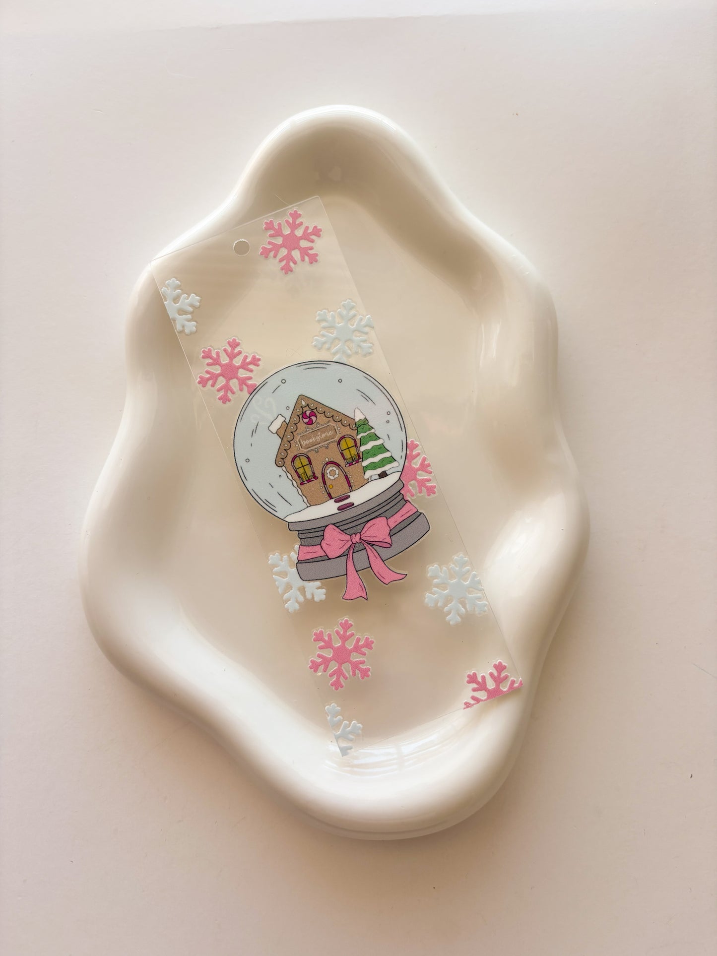 Snowglobe Bookstore Bookmark- build your own!