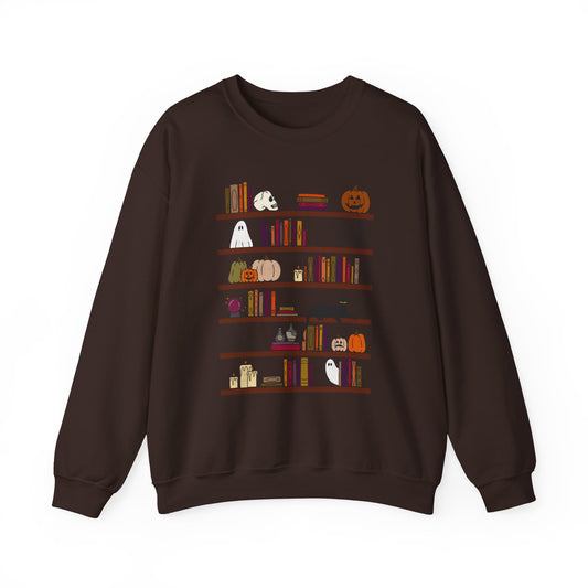 Haunted Bookshelf Crewneck Sweatshirt
