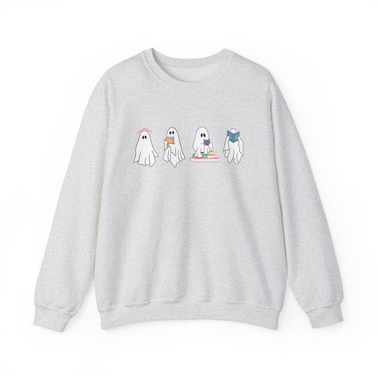 Ghosties Reading Crewneck Sweatshirt