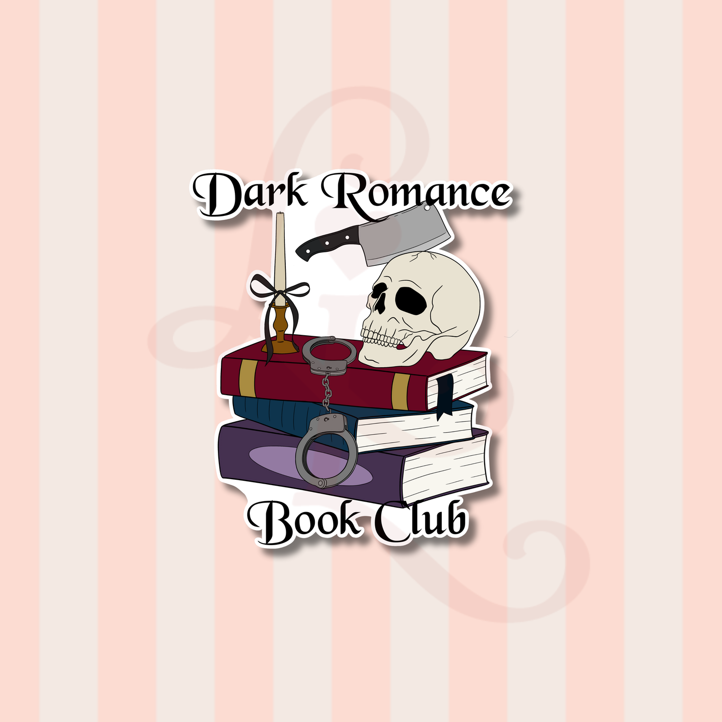 dark romance book club sticker