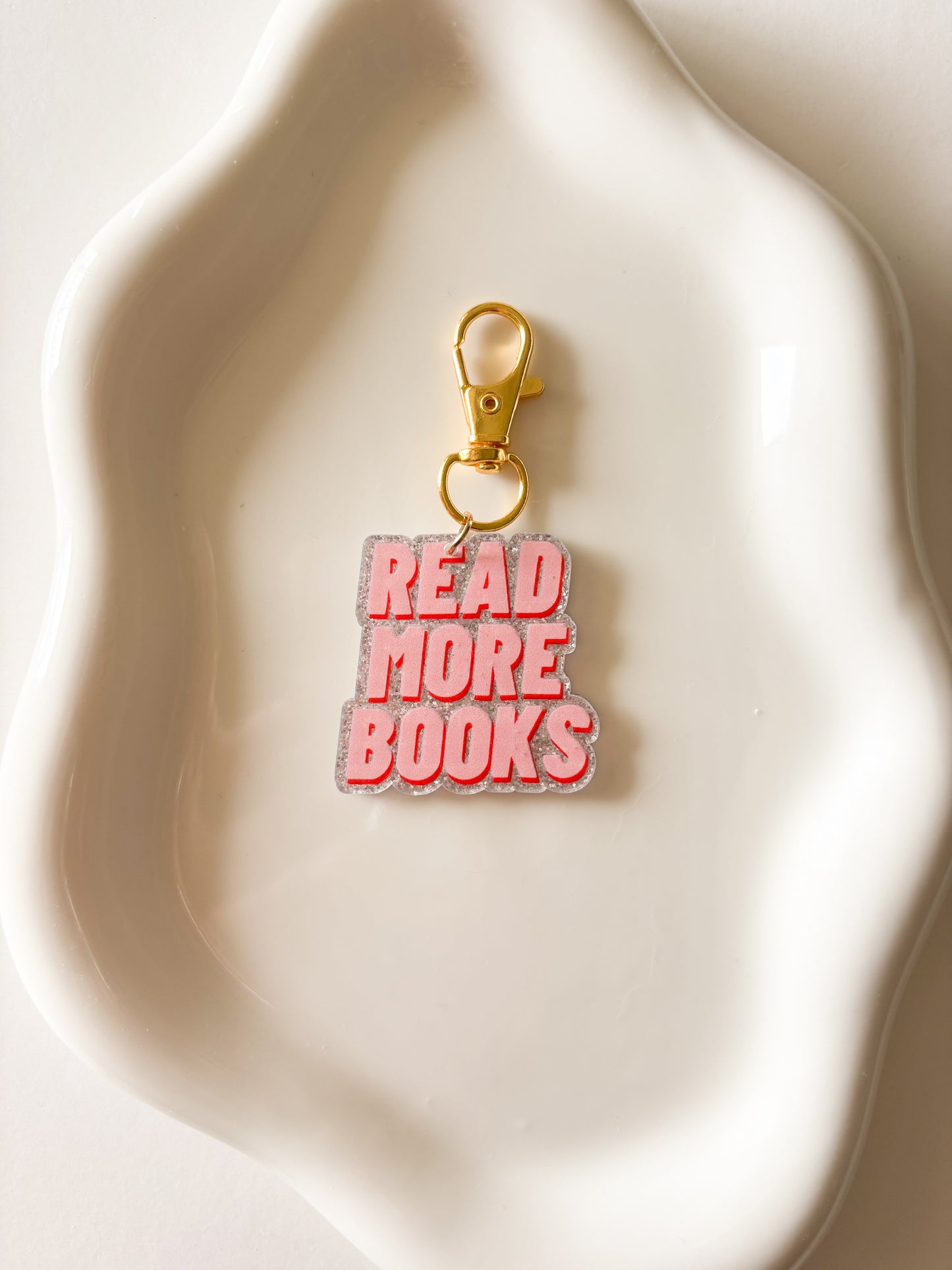 Read More Books Keychain
