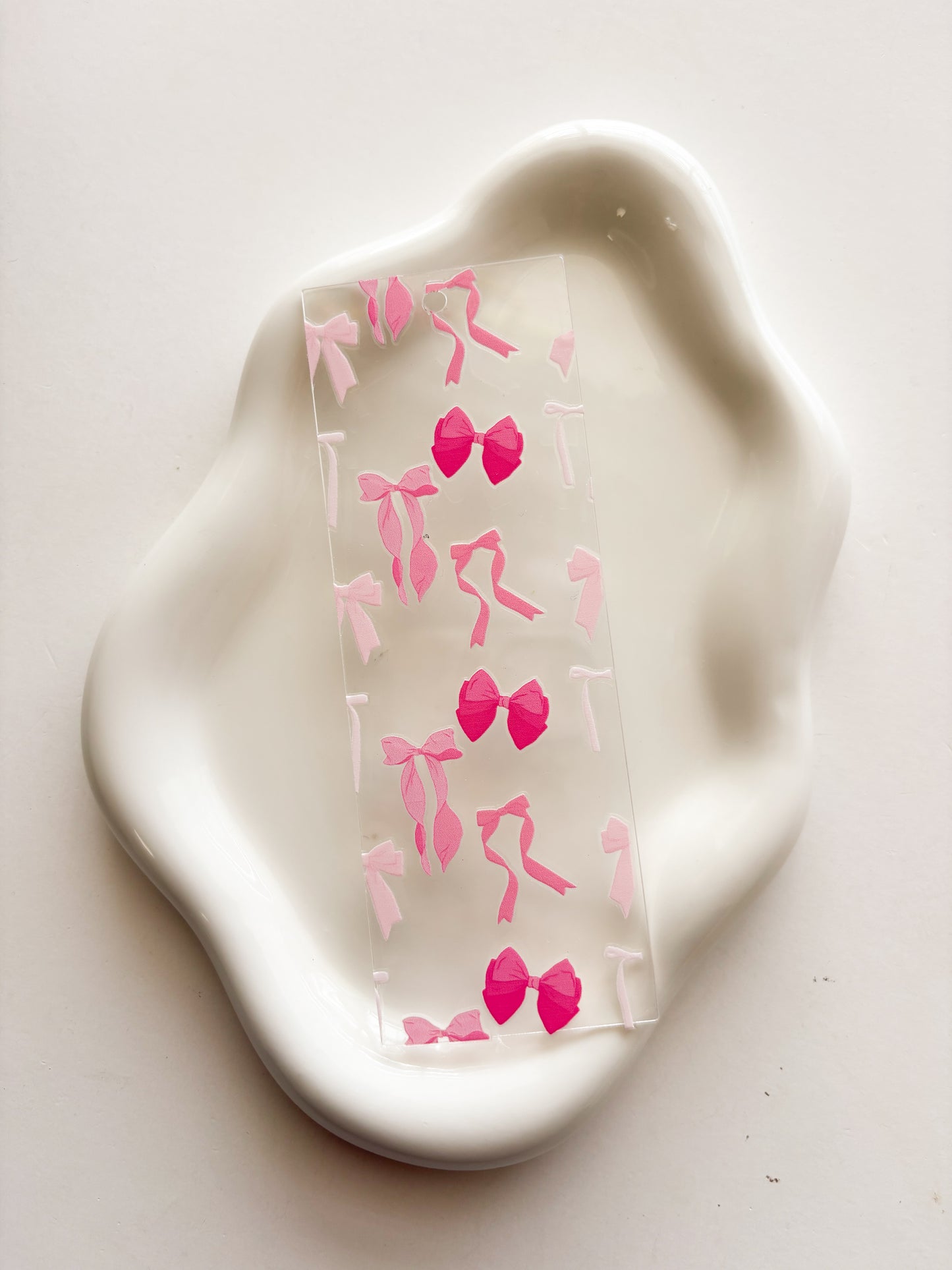 Pink Bows Bookmark- build your own!