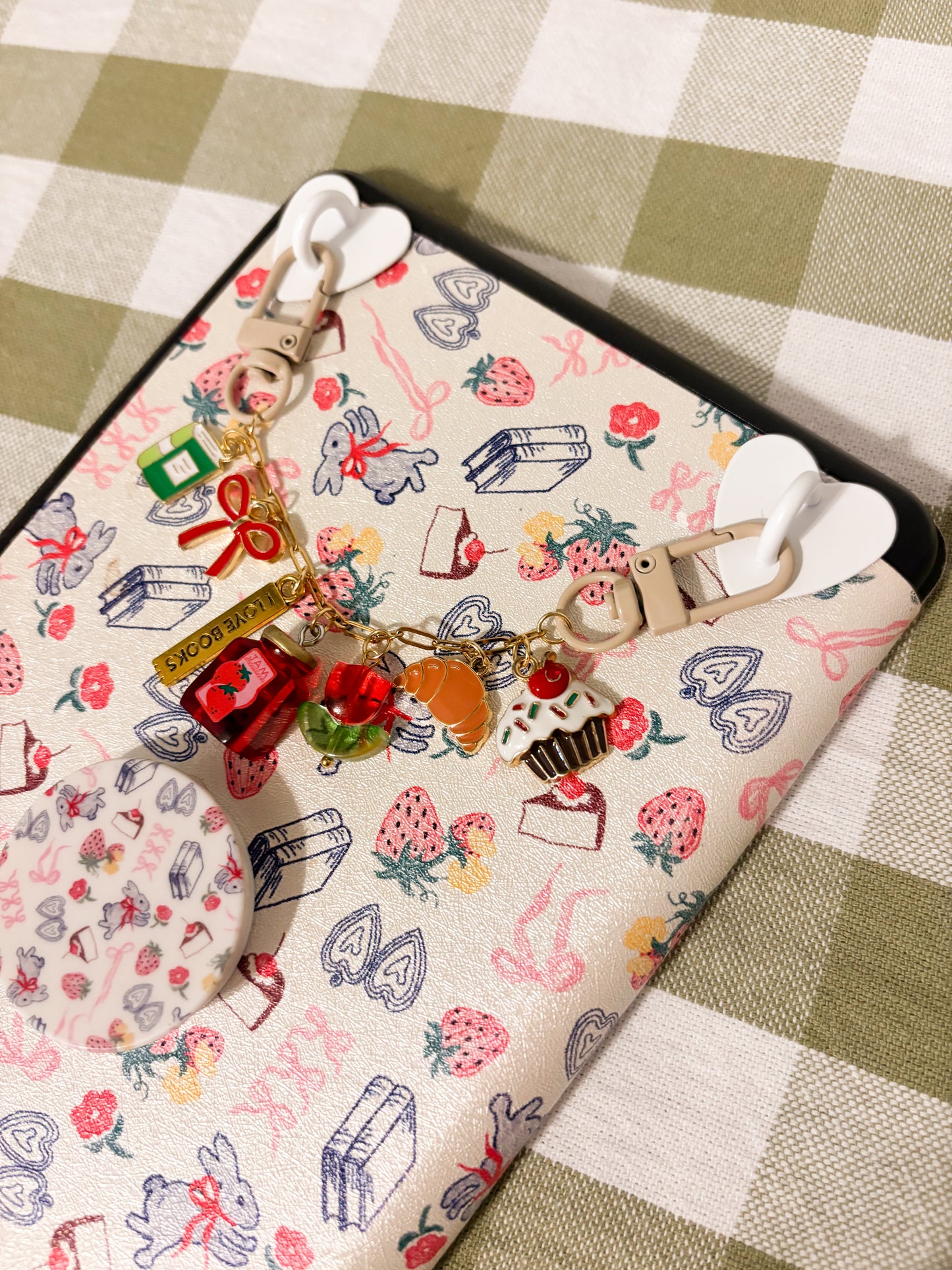 Double Hook Kindle/E-Reader Charms- Build your own!