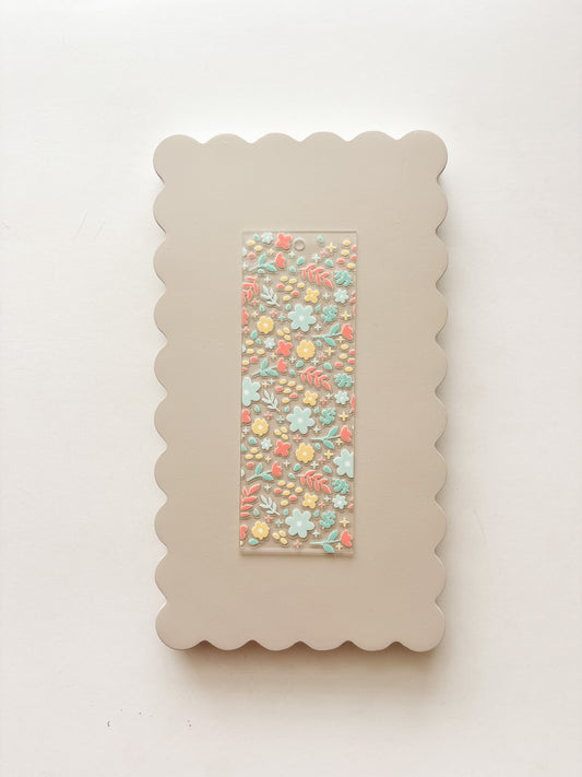 Spring Florals Bookmark- build your own!