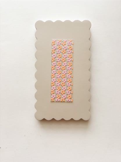 Retro Flowers Bookmark- build your own!