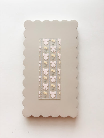 Daisy Bows Bookmark- build your own!