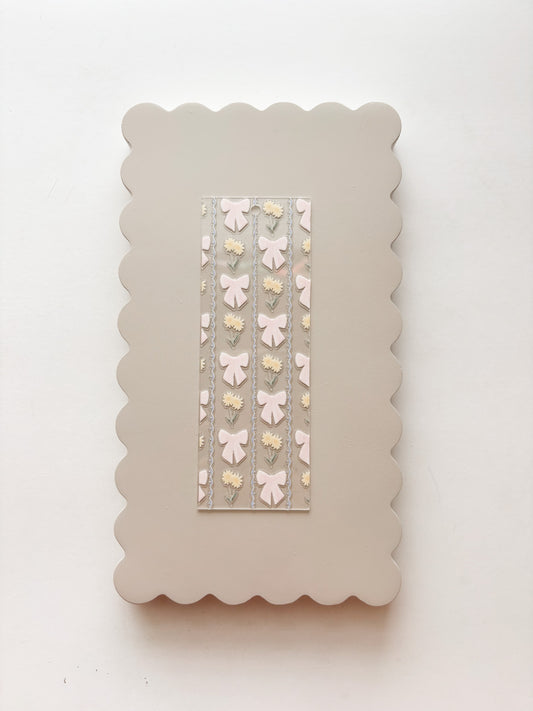 Daisy Bows Bookmark- build your own!