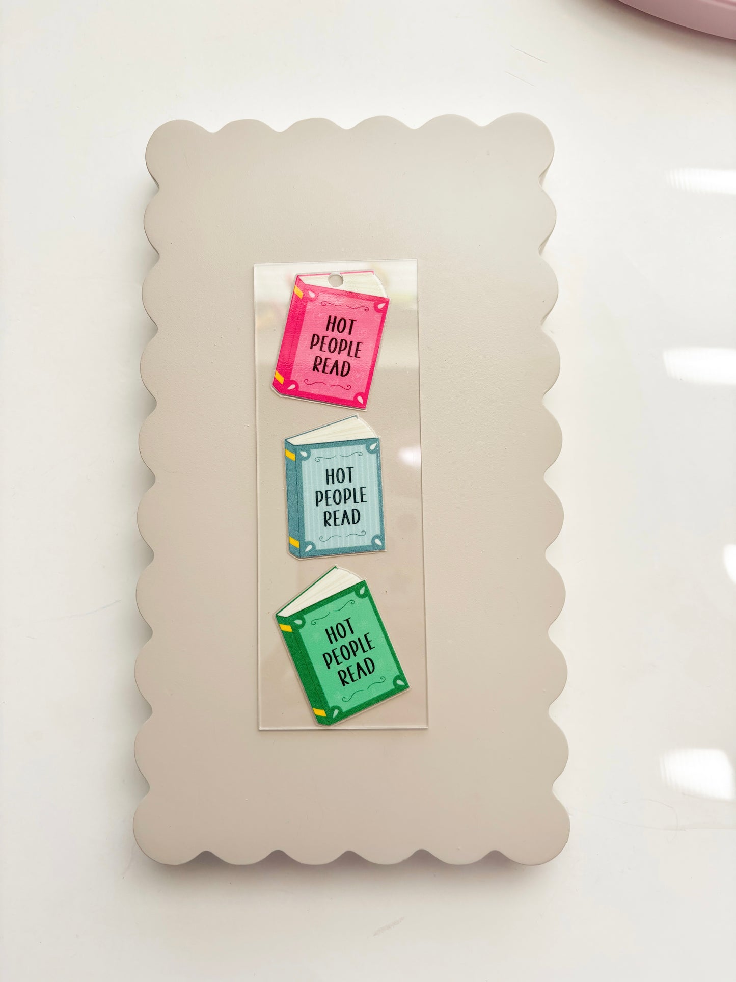 Hot People Read Bookmark- build your own!