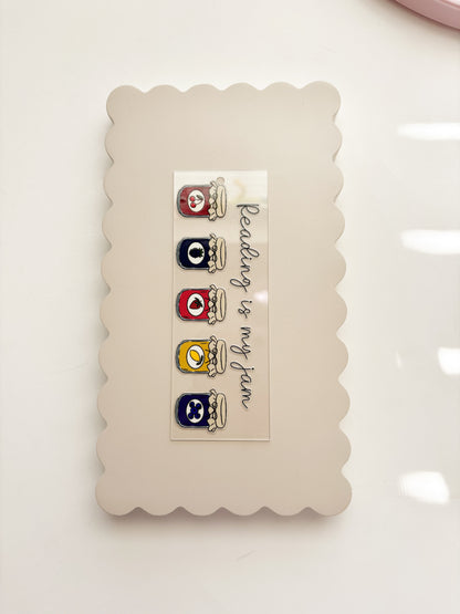 Reading is my Jam Bookmark- build your own!
