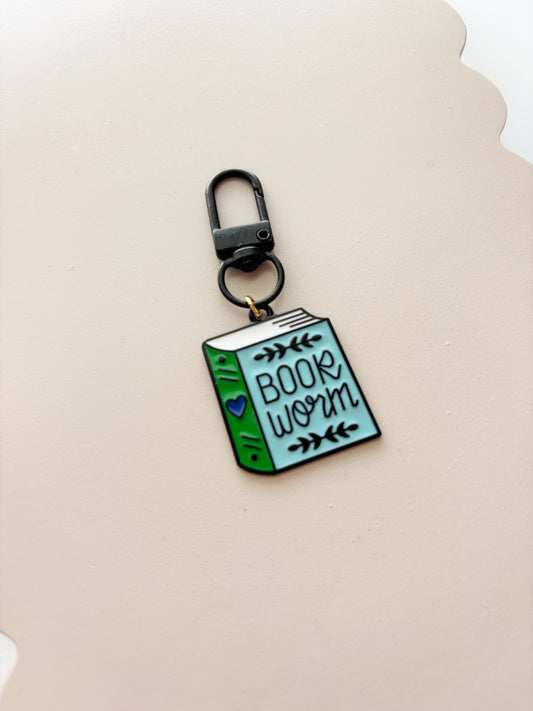 Bookworm Keychain