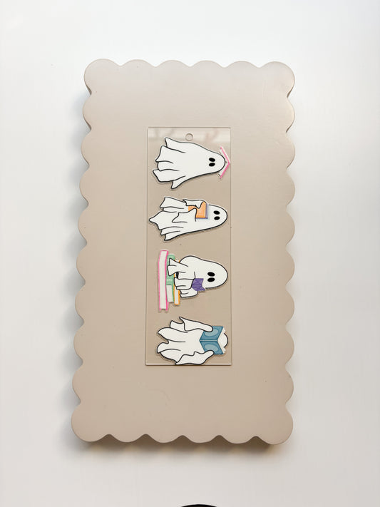 Ghosties Reading Bookmark- build your own!