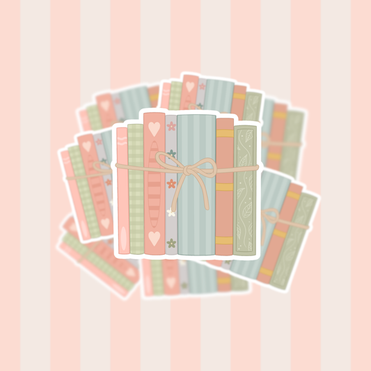boho book sticker
