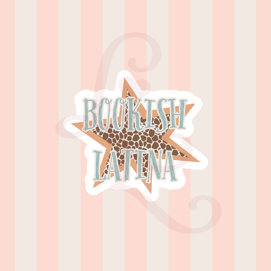 bookish latina sticker