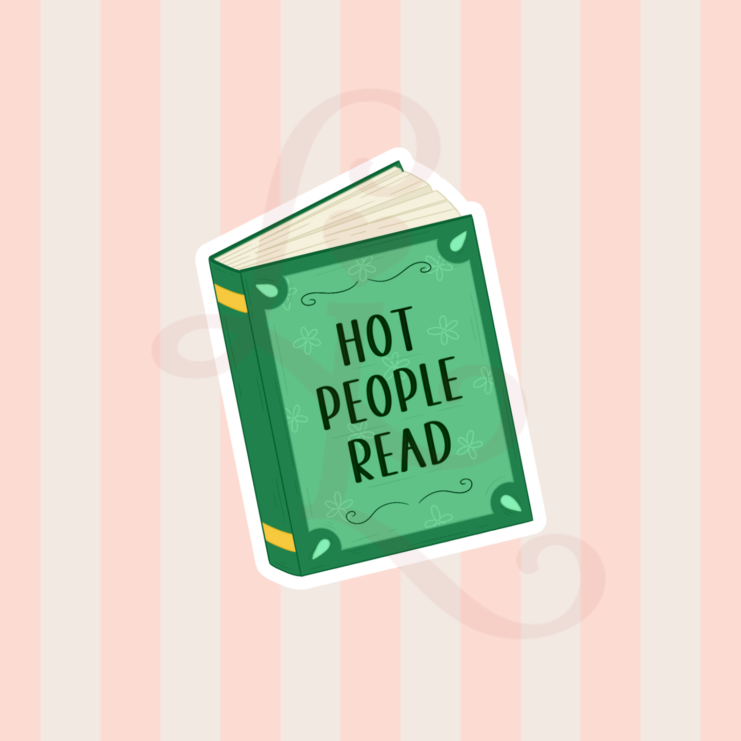hot people read green sticker